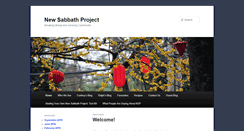 Desktop Screenshot of newsabbathproject.com